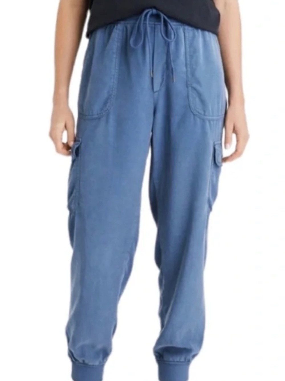 American Eagle Blue Cargo Joggers